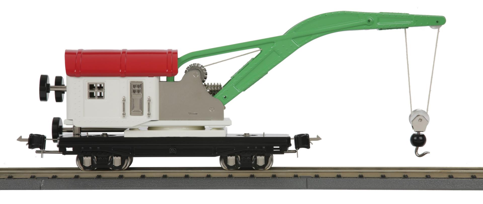 #2810 CRANE CAR (WTE/RED)