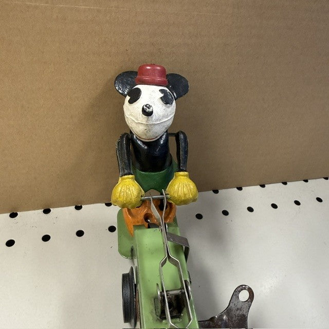 1100 Mickey and Minnie Pre-War Hand Car w/Box & Key.