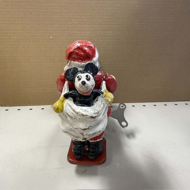 1105 Very Rare Santa Pre-War Handcar