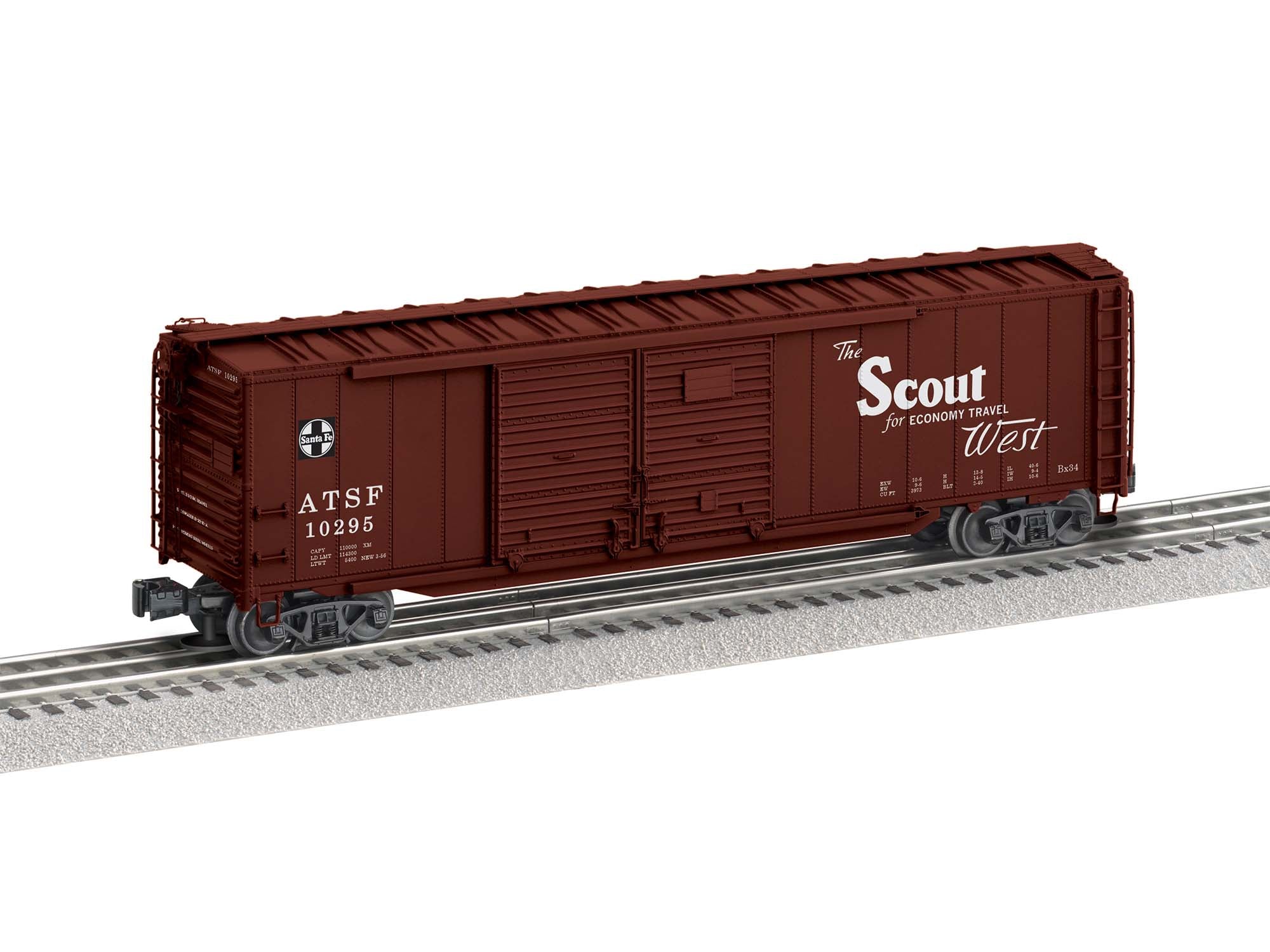 S.F. #10295��SCOUT DD BOX CAR