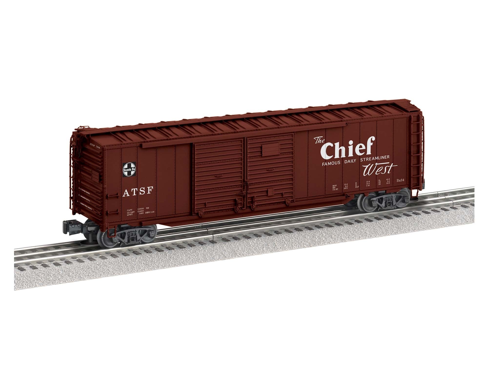 S.F. #10456 SUPER CHIEF DD BOX CAR