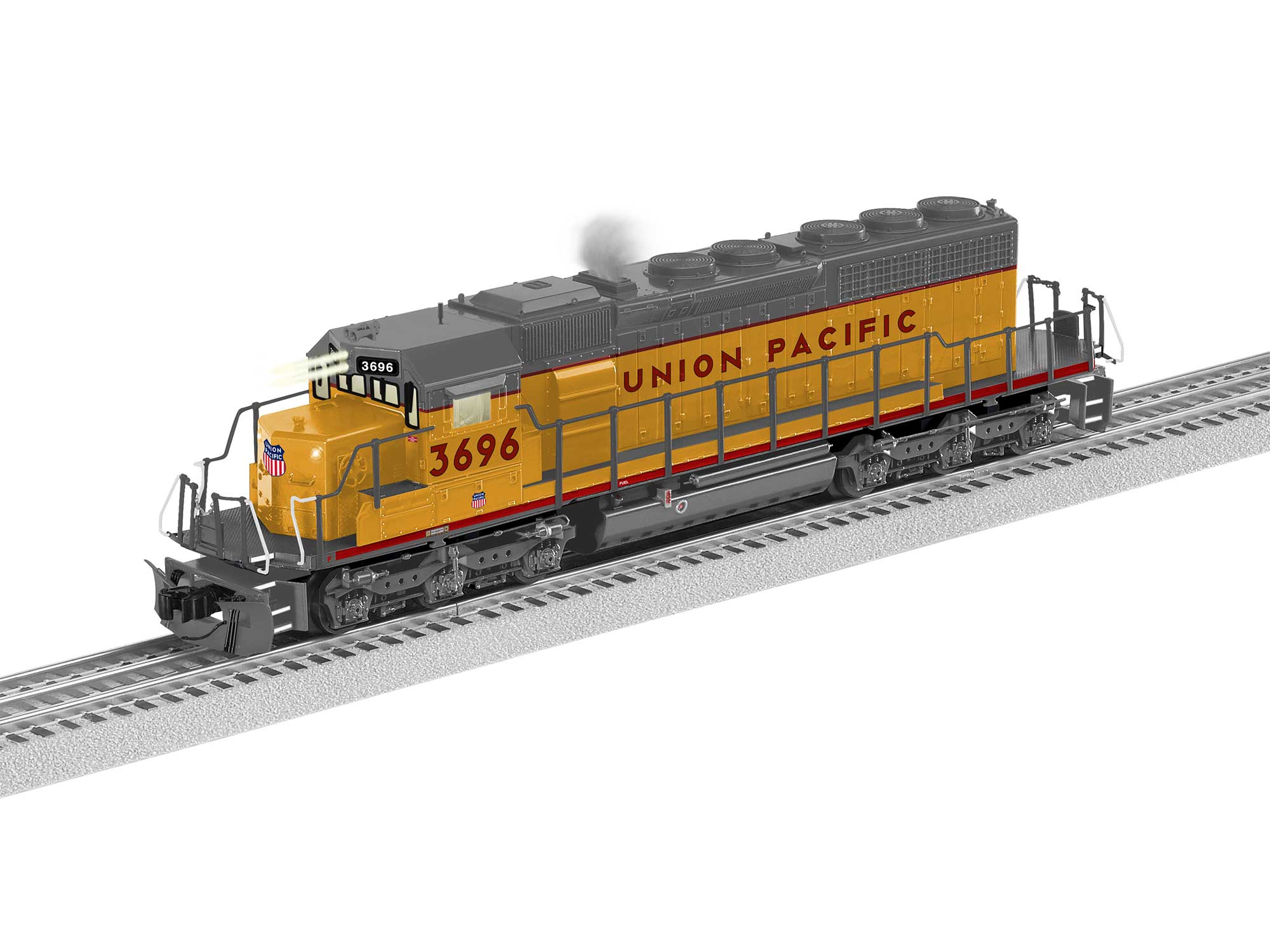 U.P.  SD40-2 #3696 (1933131) & DUMMY #3641 (1933133)
