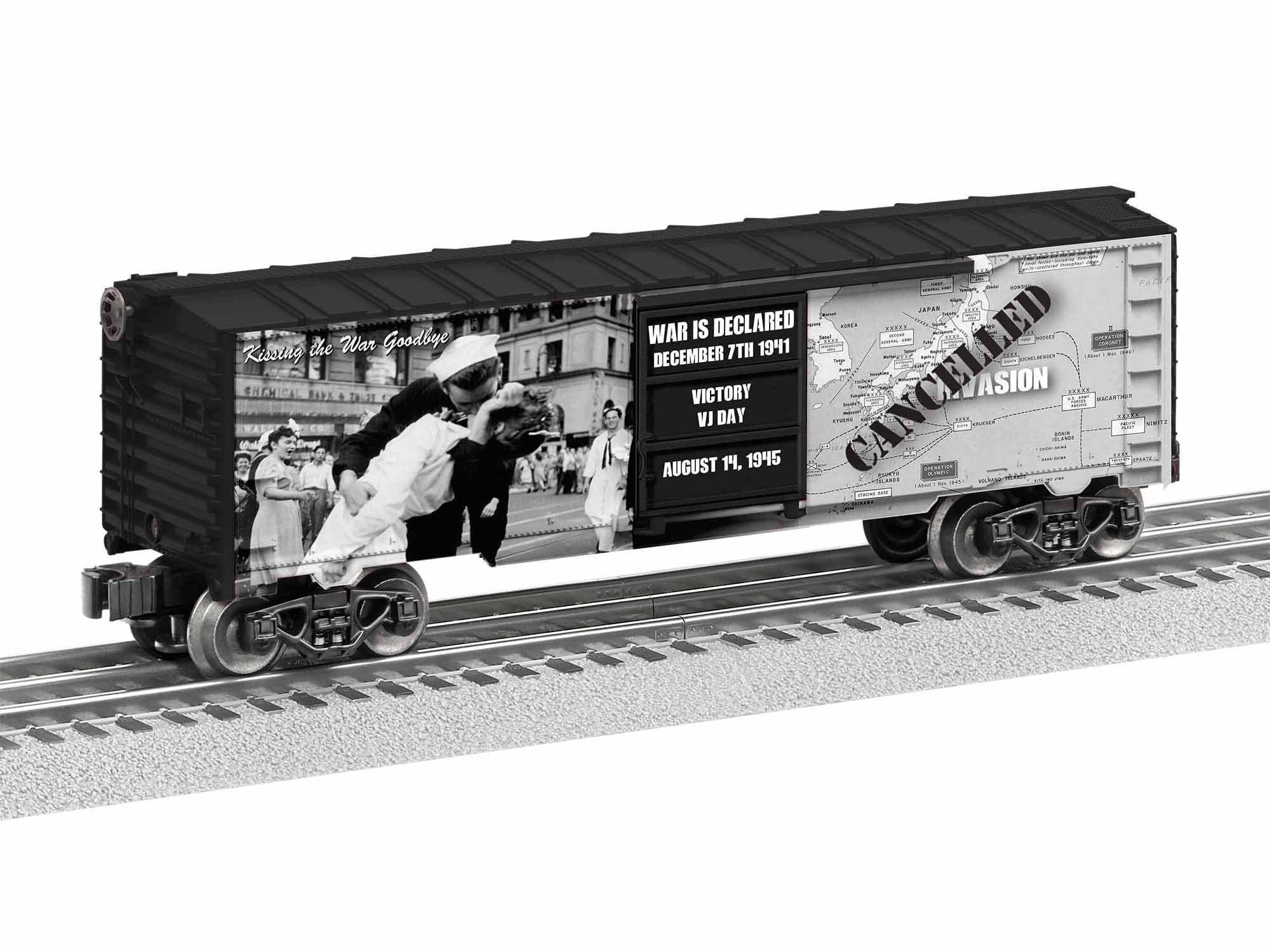 KISS THE WAR GOODBYE BOXCAR