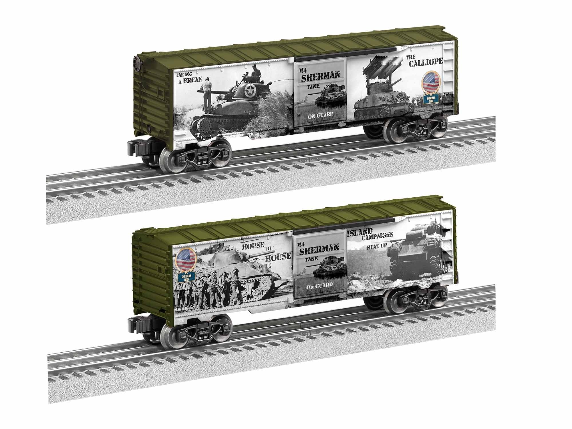 WWII SHERMAN TANK BOX CAR