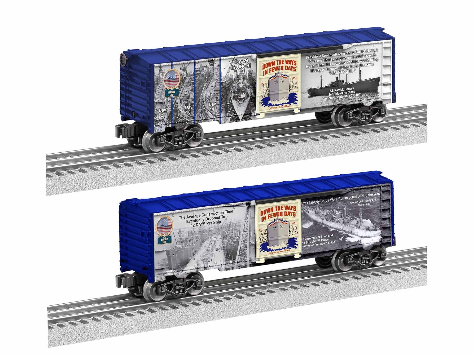 WWII LIBERTY SHIPS BOX CAR