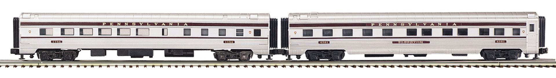 PRR 2CAR 70' ABS SLP/DIN PASS RB
