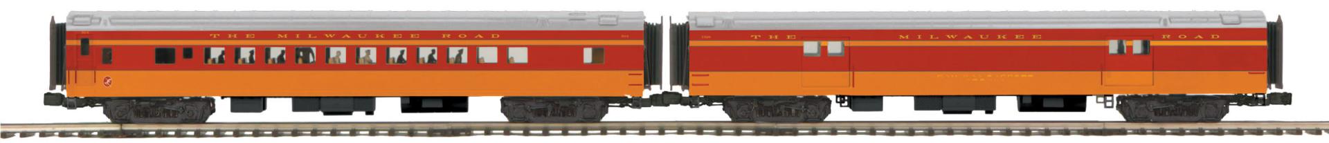 MILW 2-CAR BAG/COACH SET