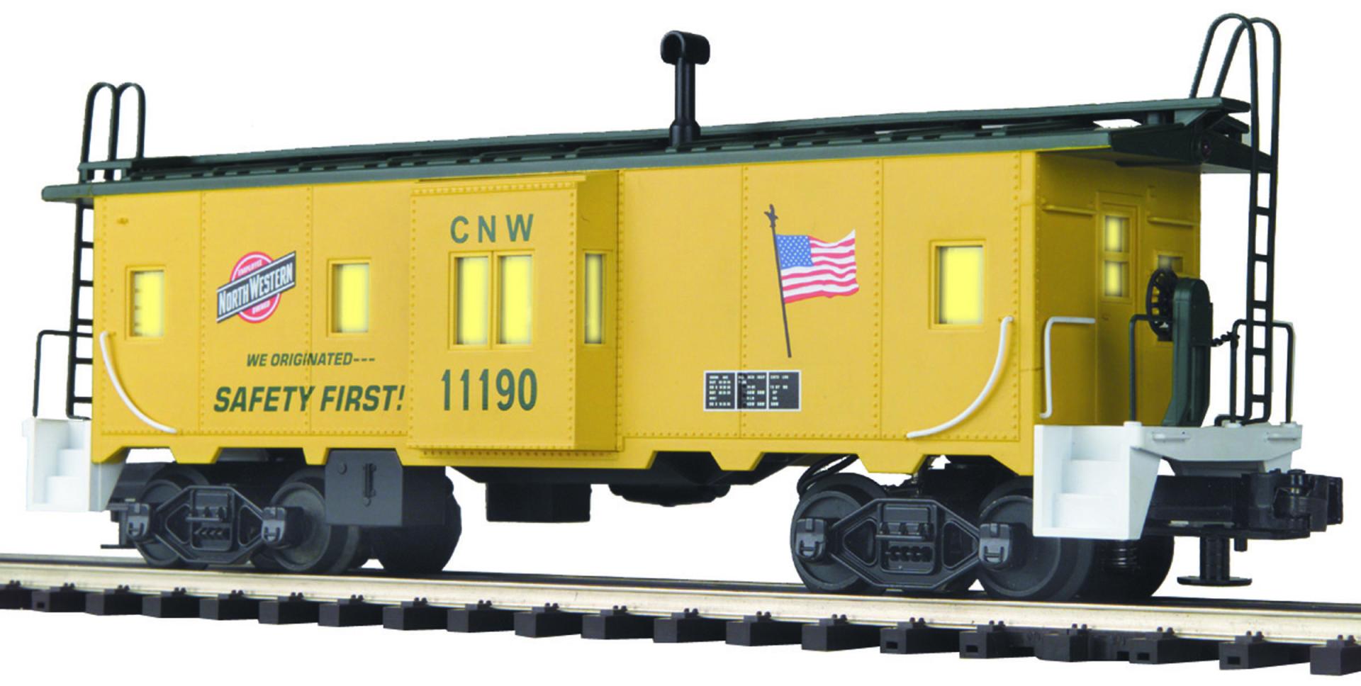 C.N.& W. B/W CABOOSE