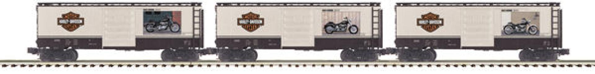 HD 3-CAR BOX CAR SET