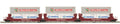 BNSF 3-CAR TWIN STACK CONT. SET