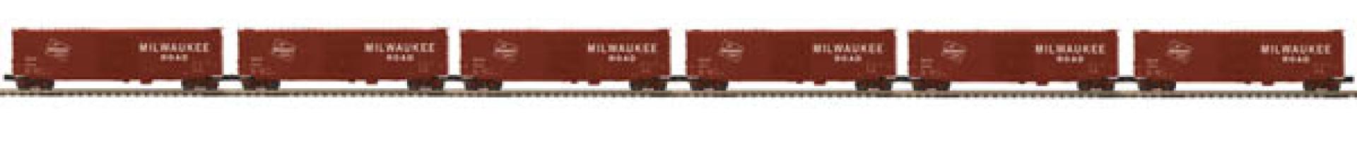 MILW 6-CAR 50' PS-1 BOX CAR