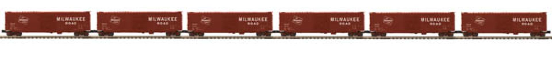 MILW 6-CAR 50' PS-1 BOX CAR