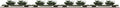 ARMY 4-CAR FLAT SET W/STRYKER