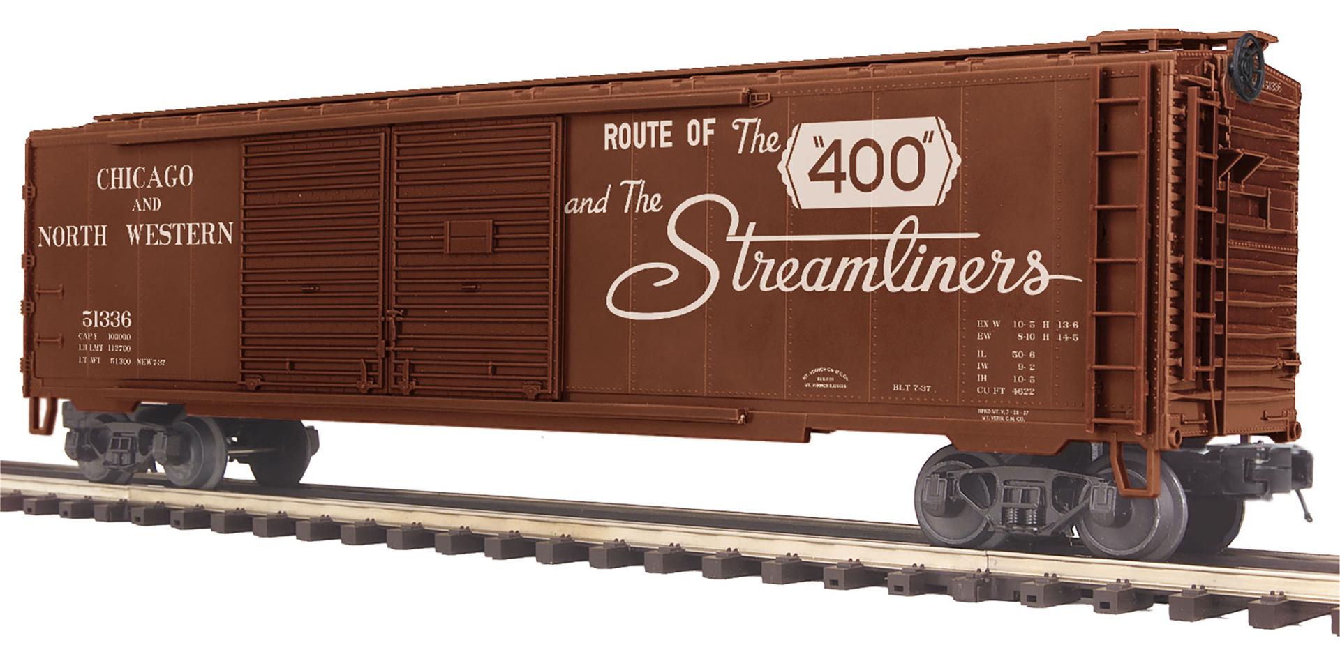 C&NW DD 50' BOX CAR