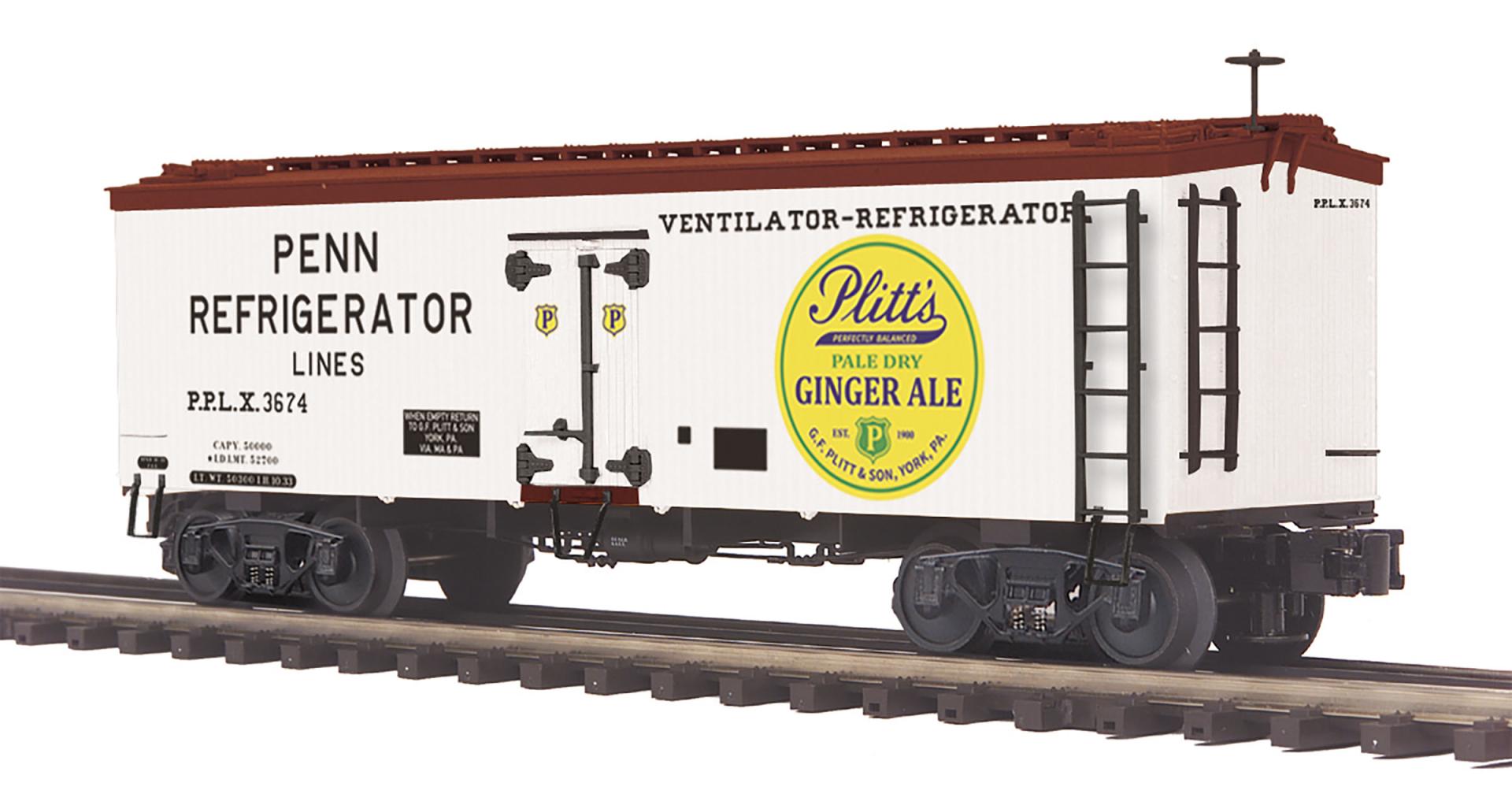 PLITT'S GINGER ALE 36' REEFER