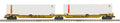K-LINE 2-CAR SPINE CAR W/48' CONT