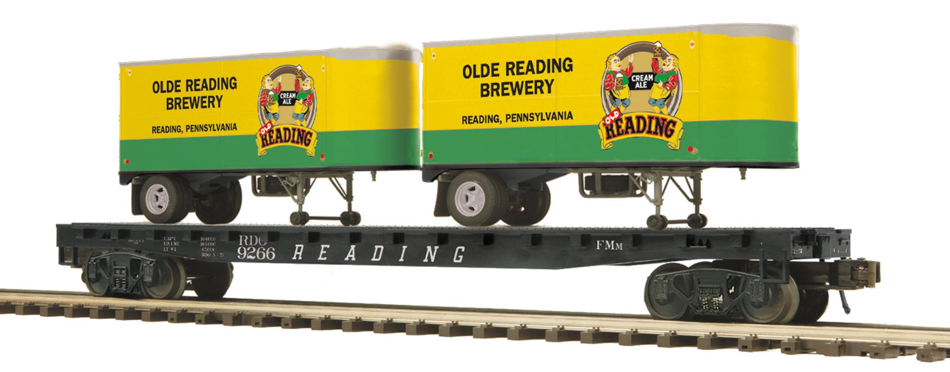 READING FLAT W/PUP TRAILERS