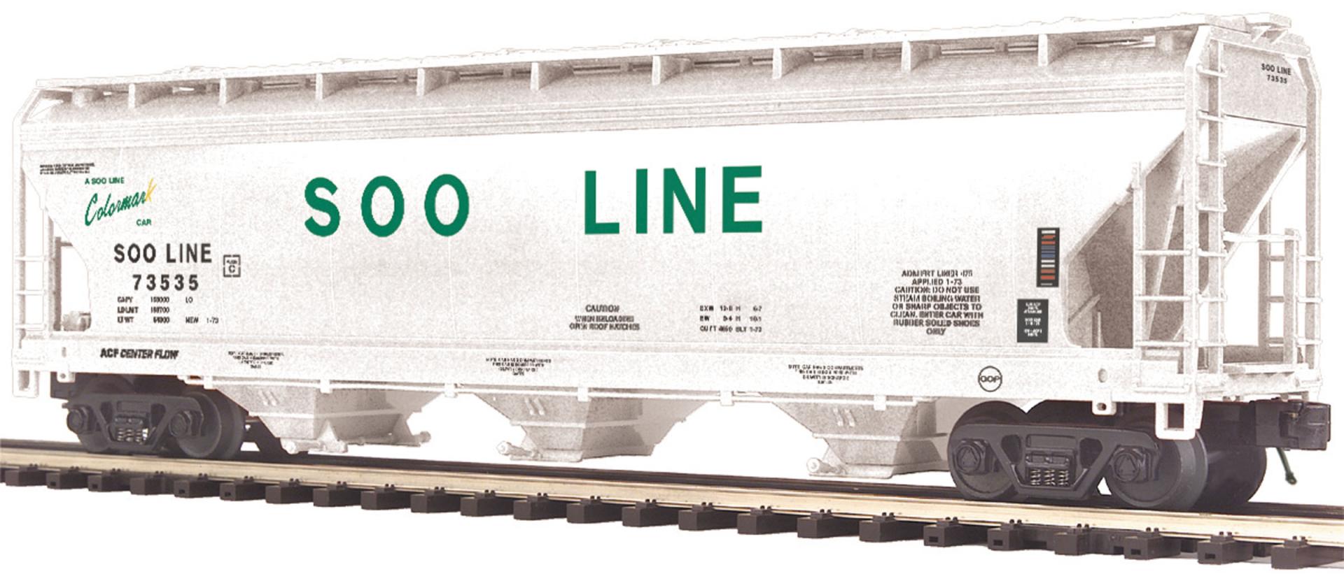 SOO LINE 3-BAY HOPPER