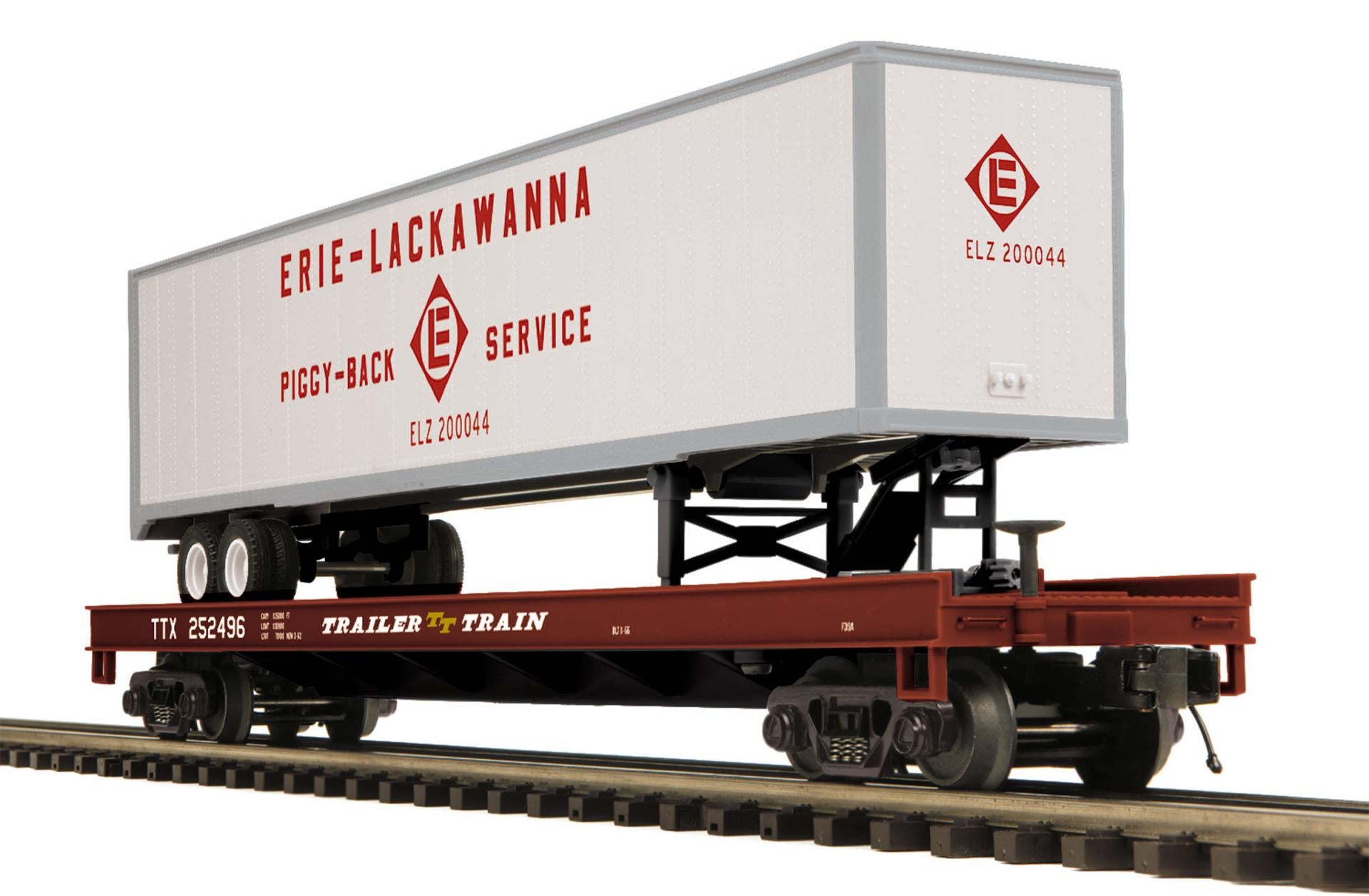 ERIE LACKAWANA FLAT W/TRAILER