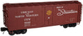 C.& N.W. 40' BOX CAR