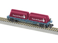 POLAR EXPRESS MILK FLAT CAR