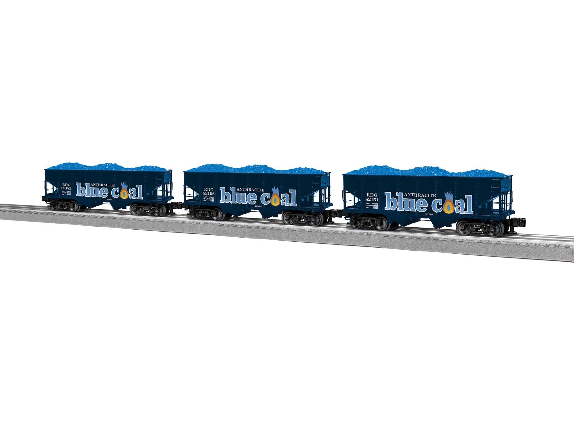 BLUE COAL 2-BAY HOPPER 3PK