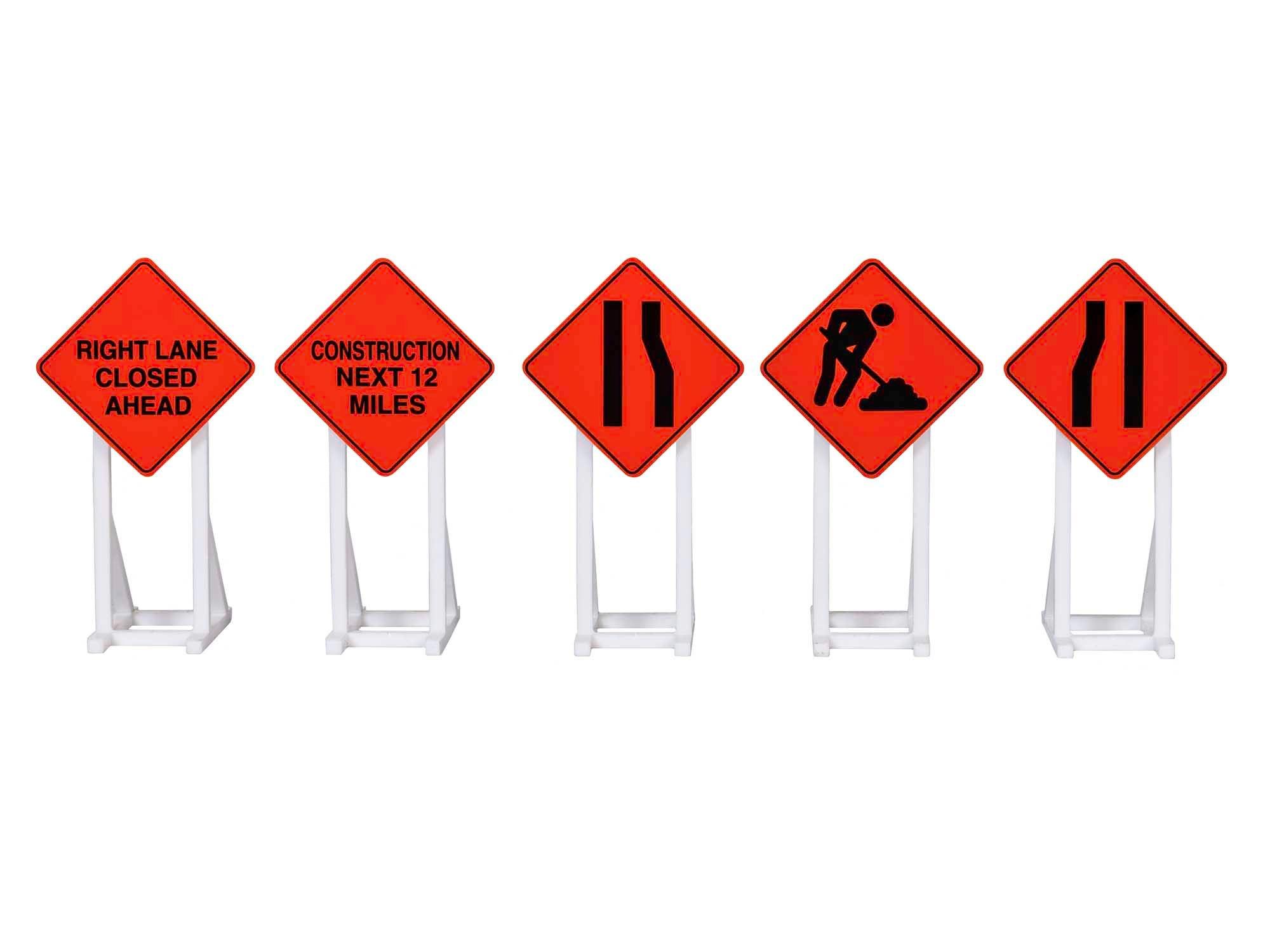 CONSTRUCTION SIGNS 5PK