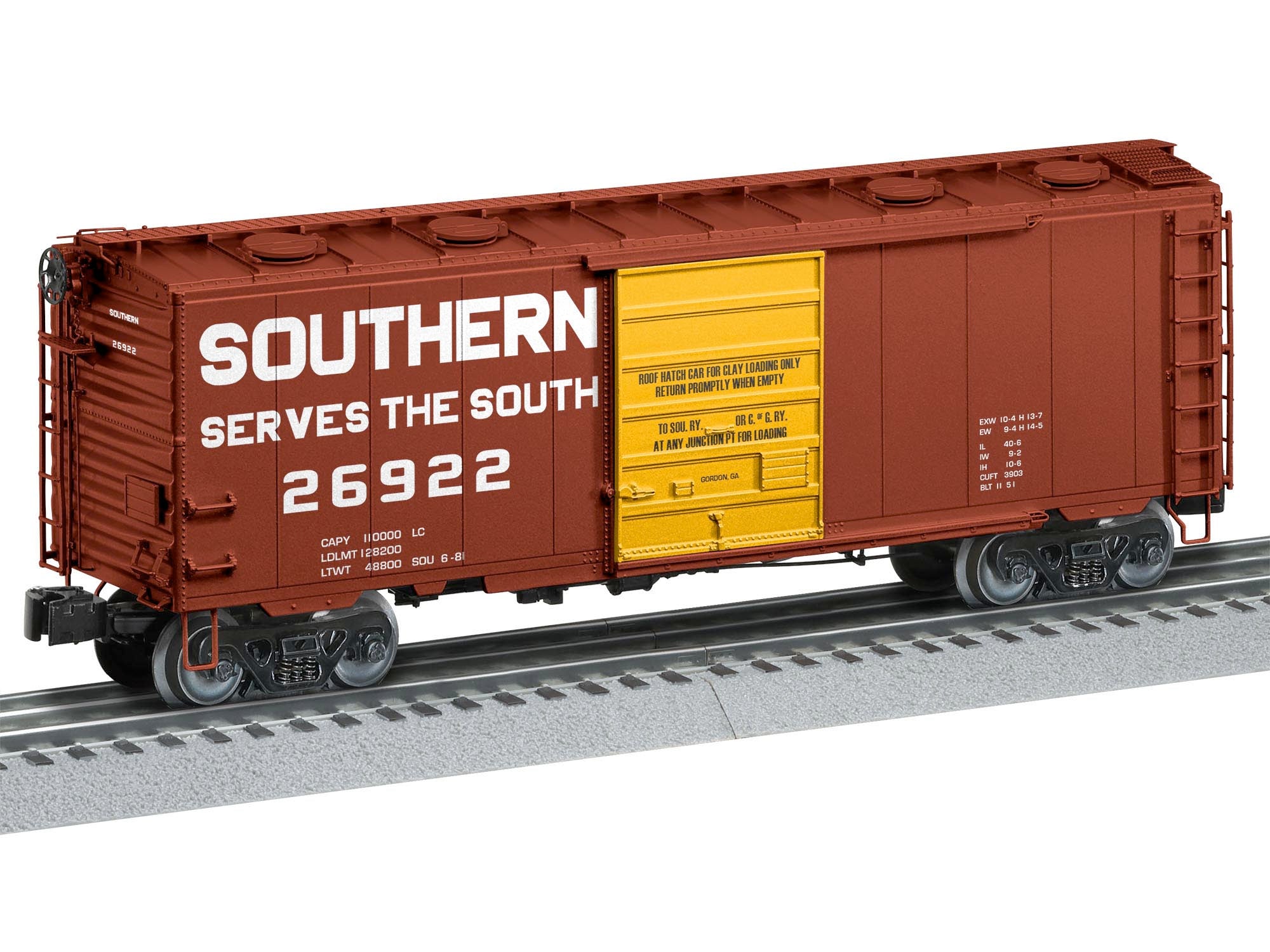 SOUTHERN ROOF HATCH BOXCAR