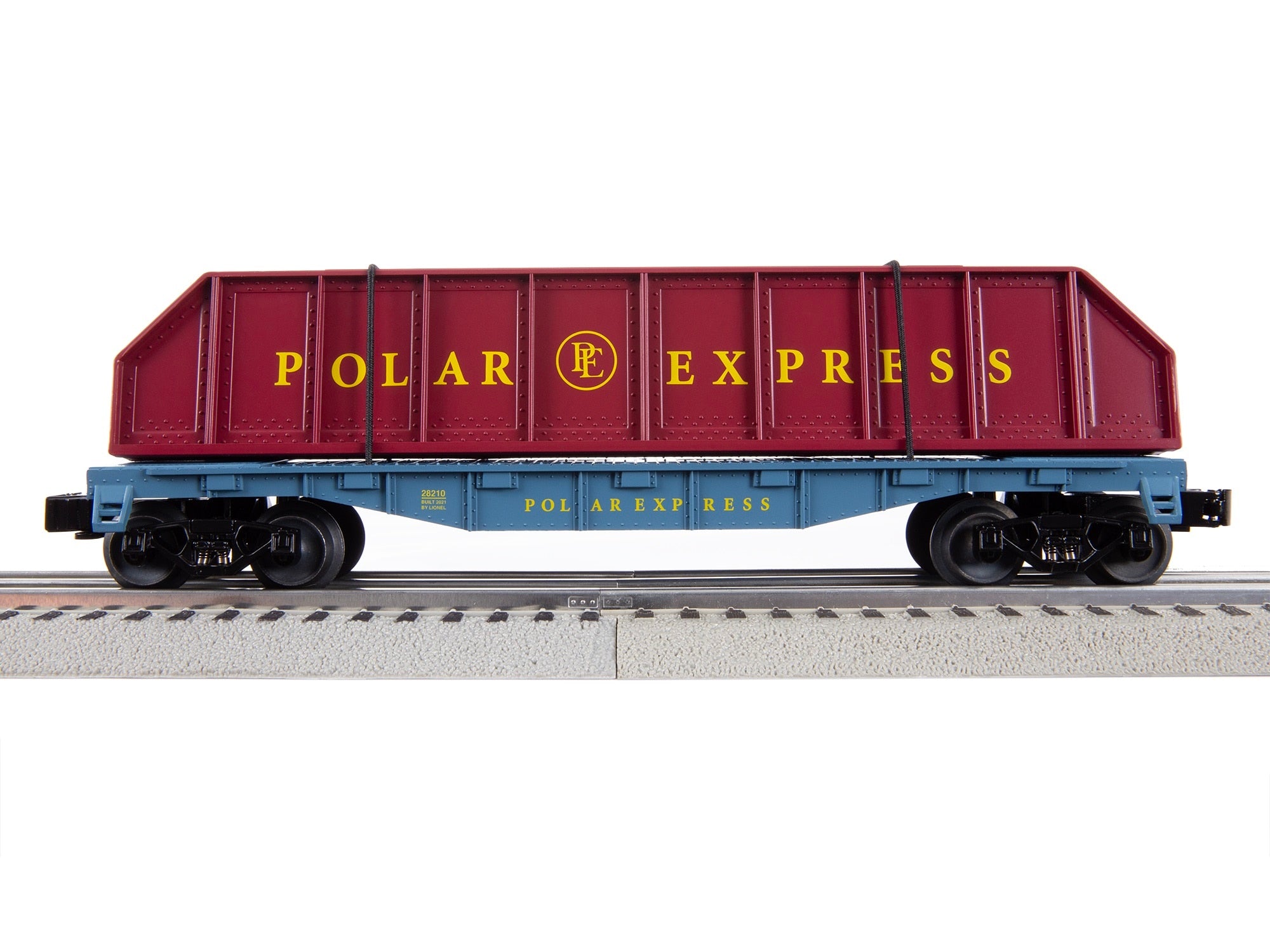 POLAR EXPRESS GIRDER BRG FLAT CAR