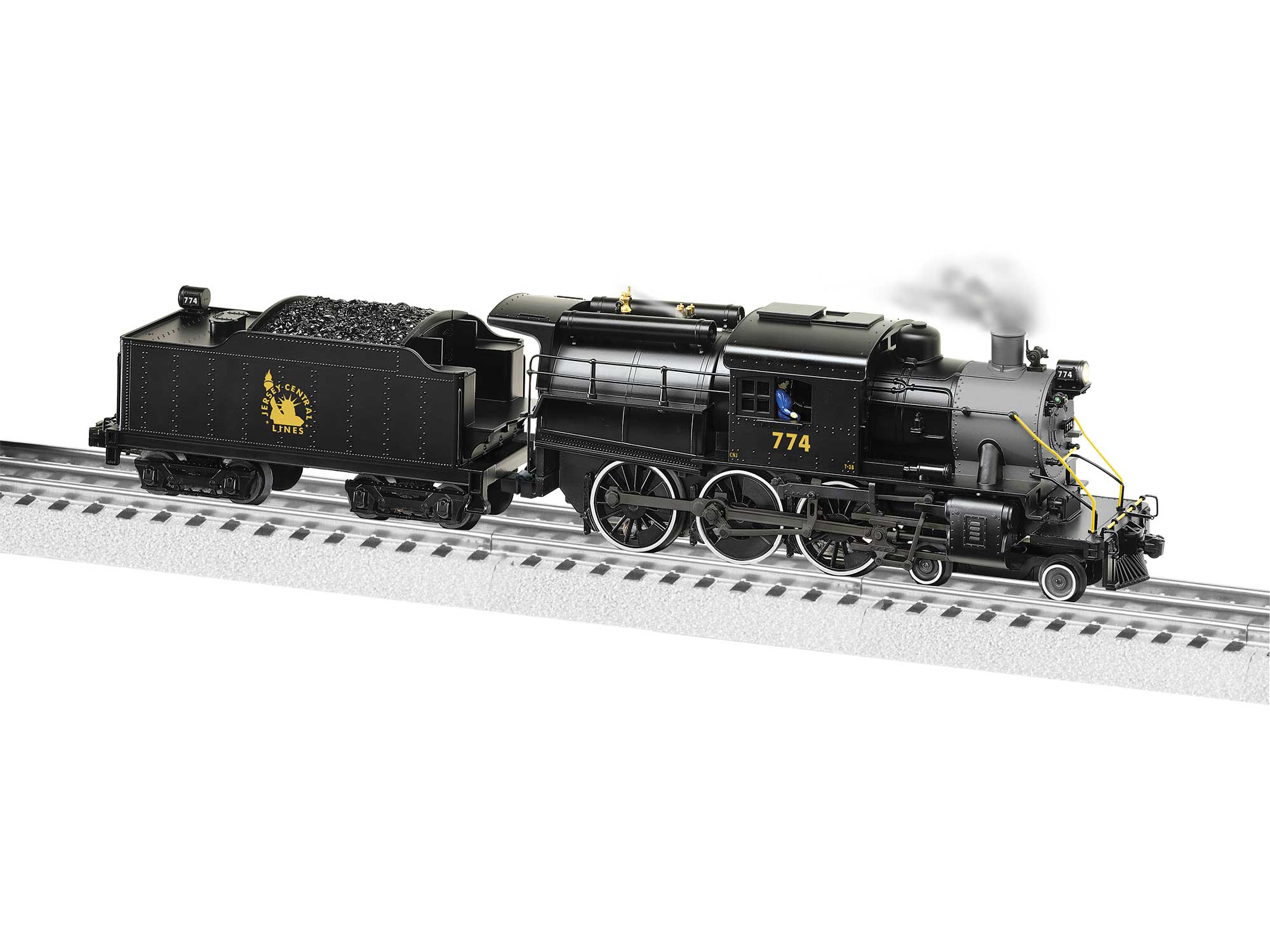 C OF NJ 4-6-0 CAMELBACK #774