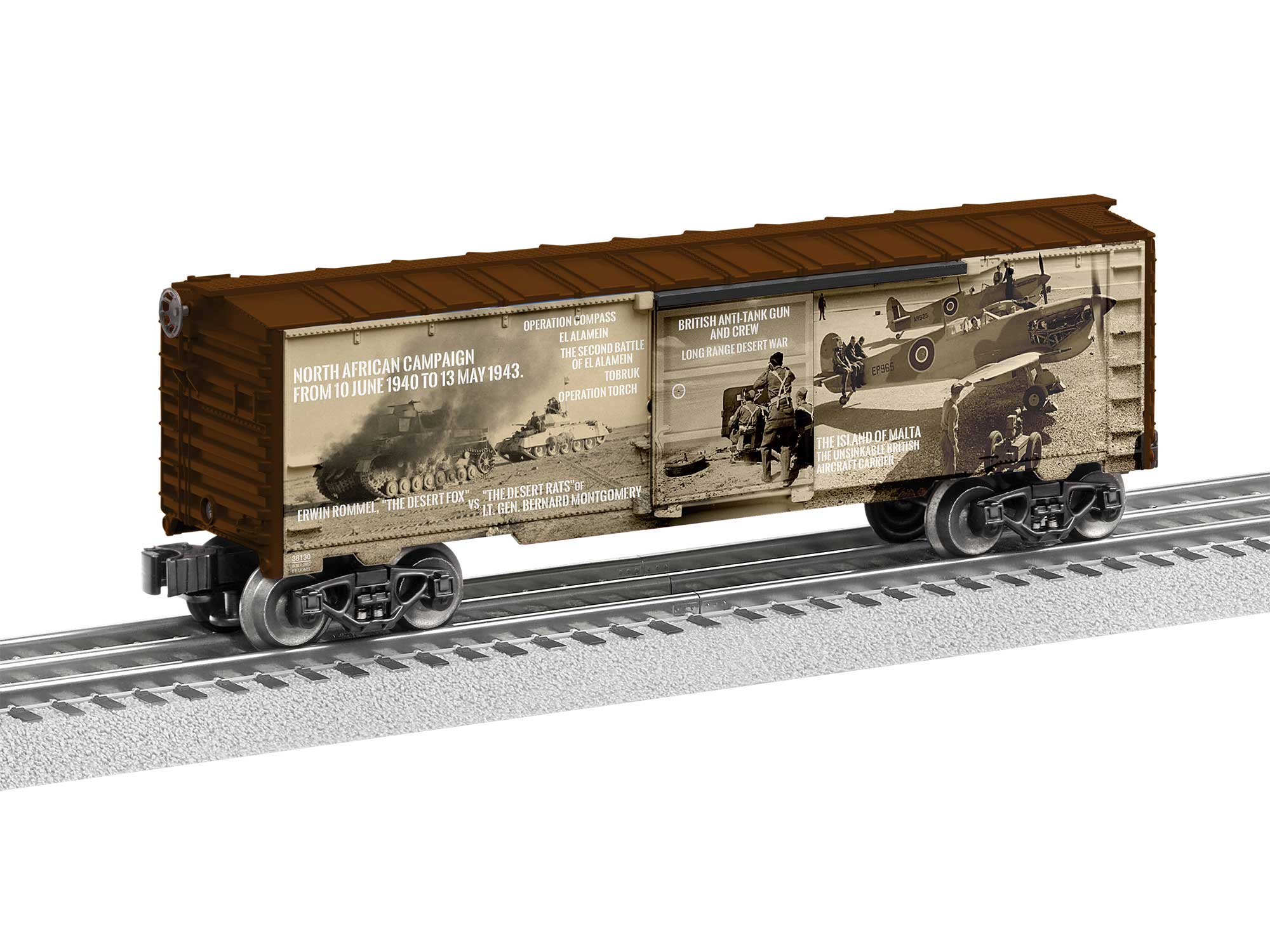 WWII AFRICA CAMP BOXCAR