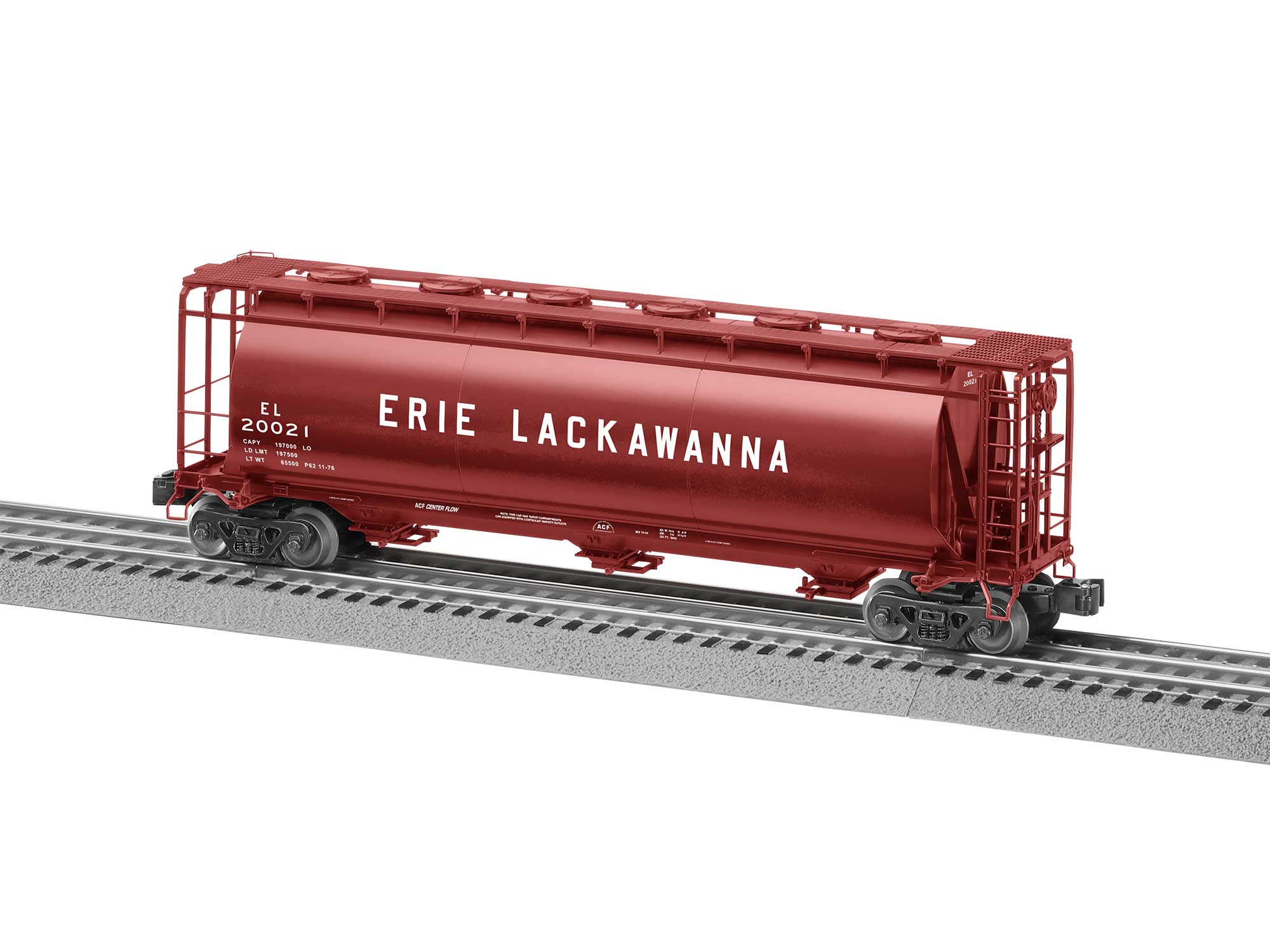 ERIE LACKAWANA COVERED HOPPER #20021