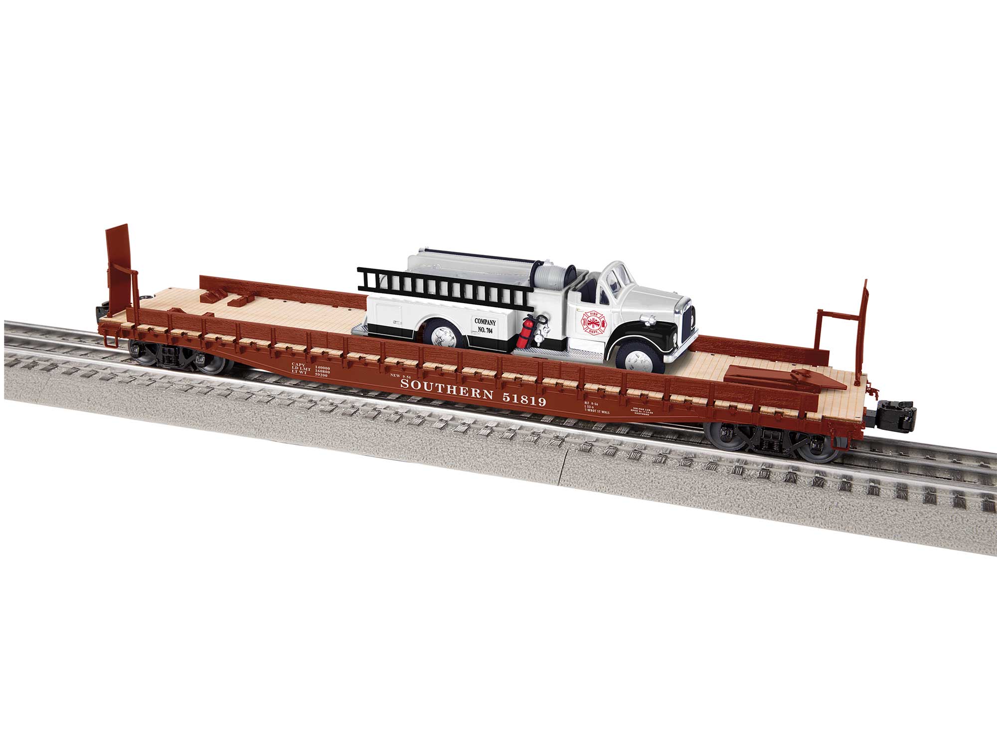 SOUTHERN 50 FLAT W/FIRE TRUCK