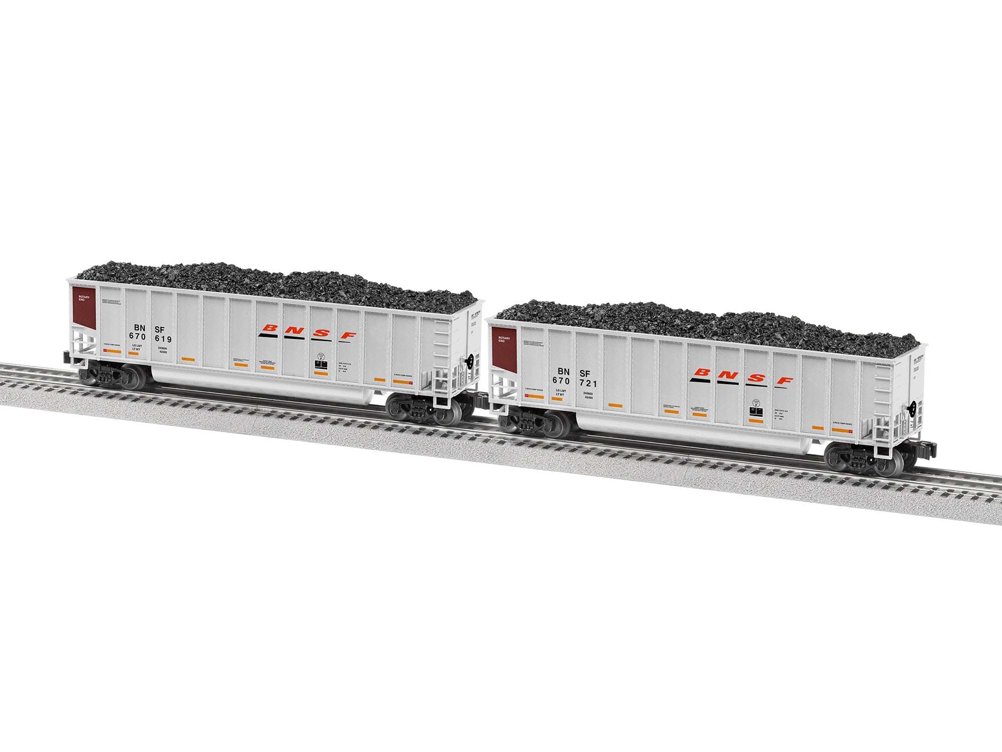 BNSF STD O ROTARY GONDOLA 4PK