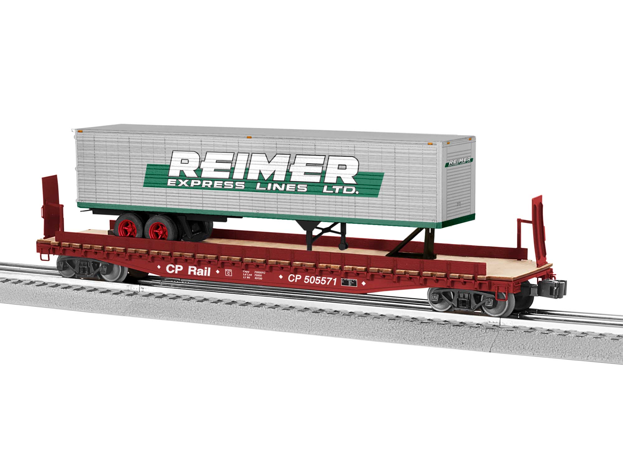 C.P. 50 FLAT W/TRAILER