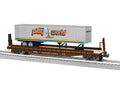LIONEL 50 FLAT W/TRAILER