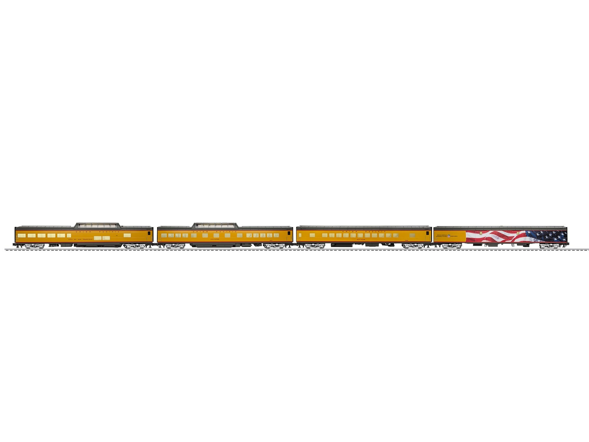 U.P. EXCURSION 21 INCH 4 PACK, 2 PACK & DINER (2327270,280,290)