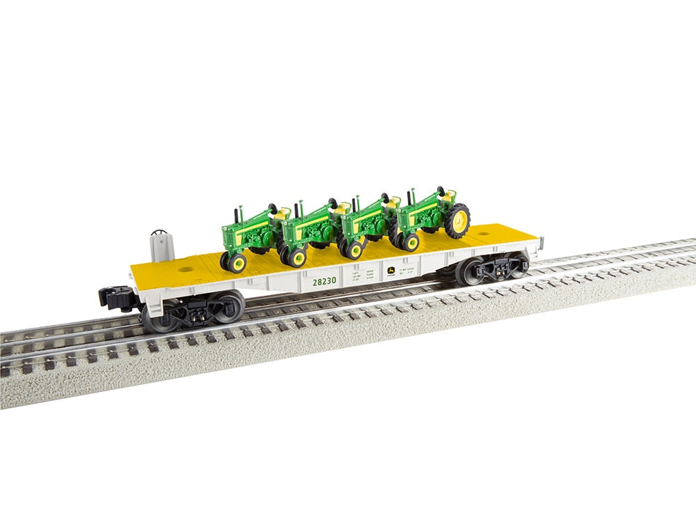 JOHN DEERE FLAT W/LOAD