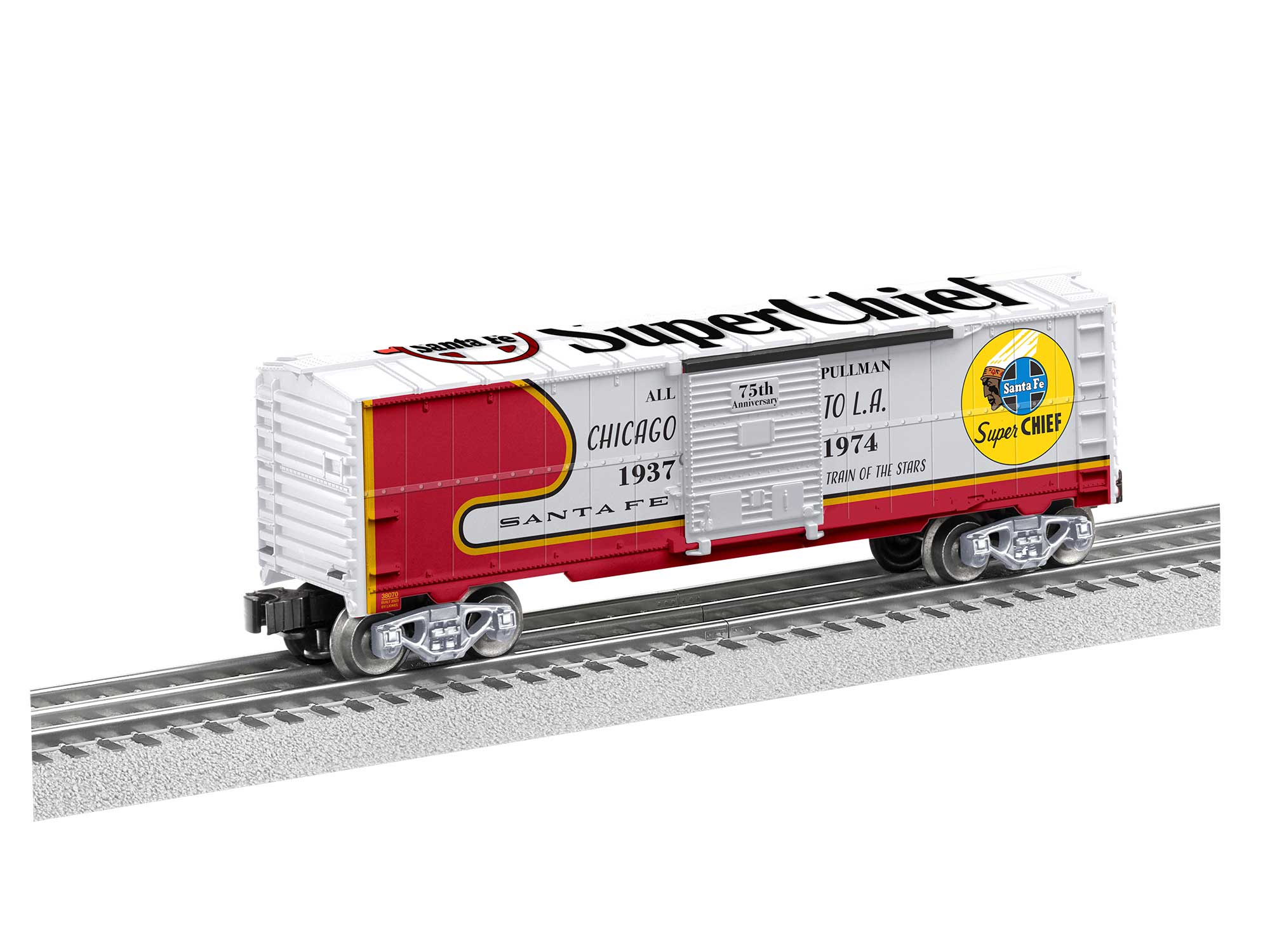S.F. SUPER CHIEF 75TH ANNIV BOXCAR