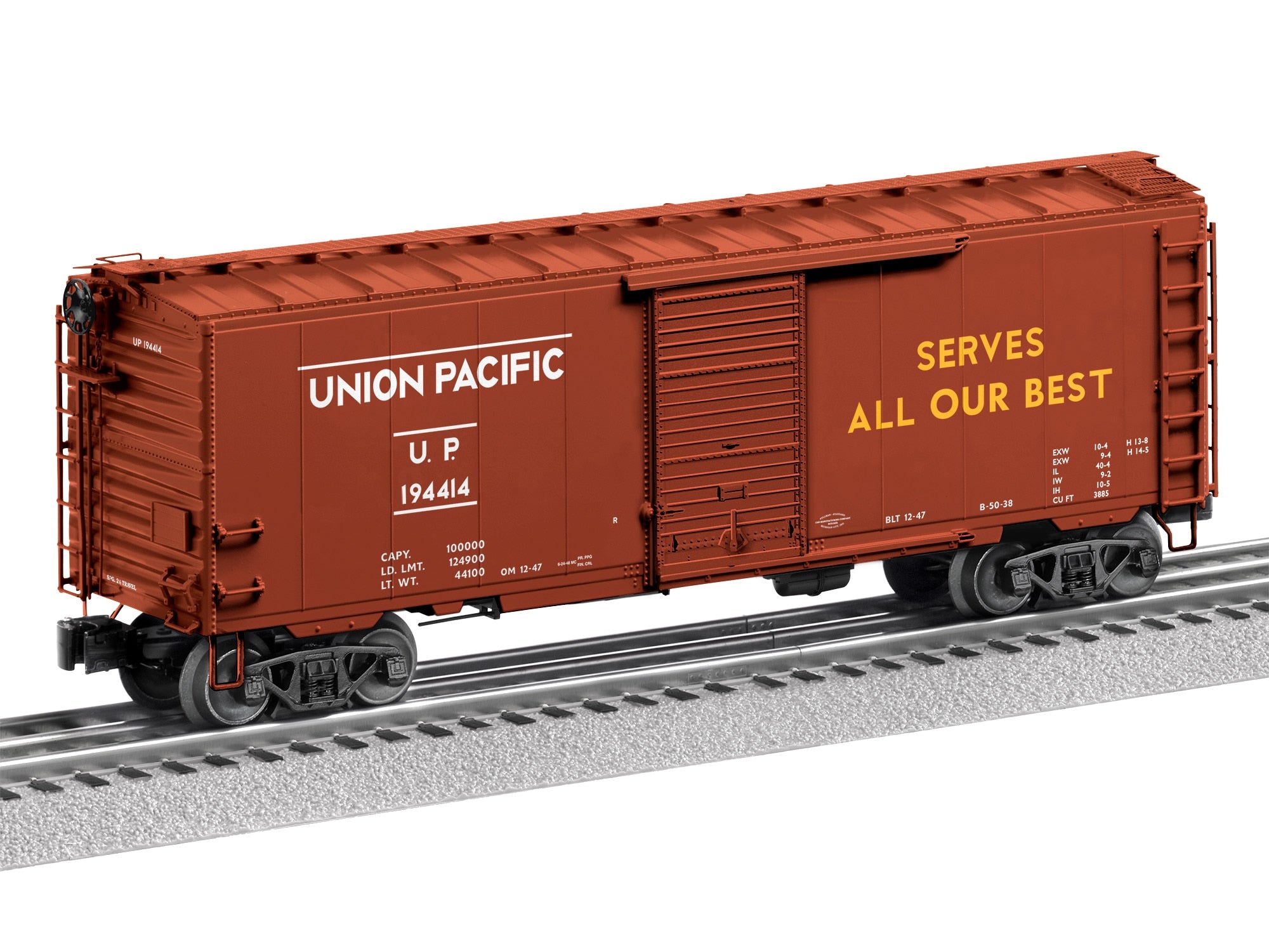 U.P. TANKS DON'T FIGHT PS-1 BOXCAR