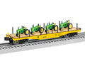 JOHN DEERE FLAT W/TRACTOR