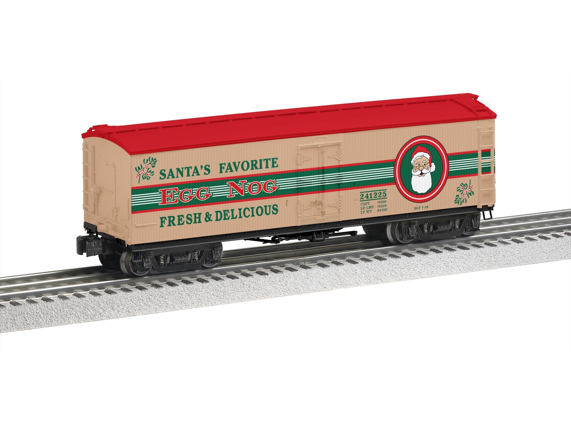 XMAS EGGNOG MILK CAR