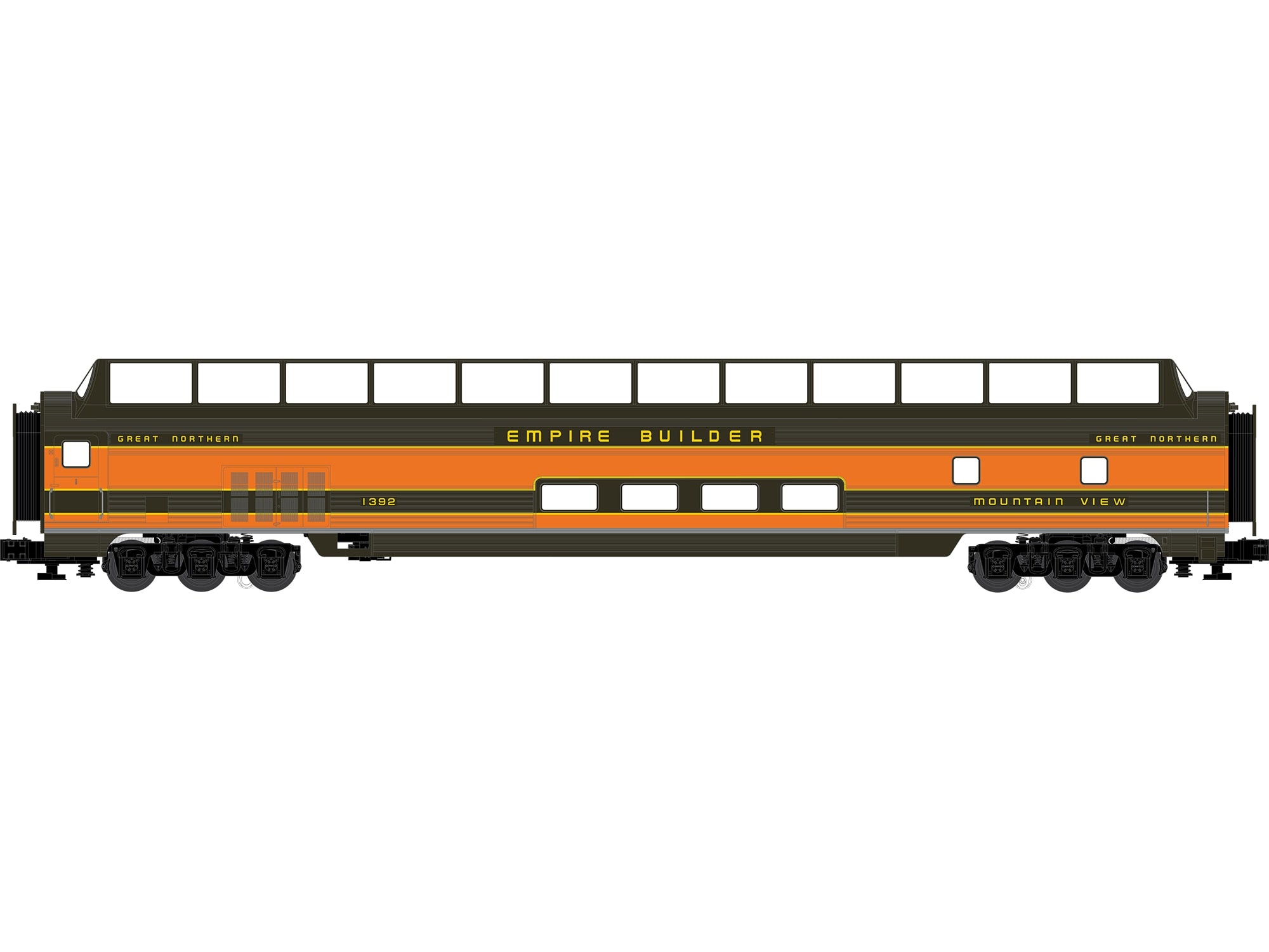 G.N. EMPIRE BUILDER DOME MTN VIEW