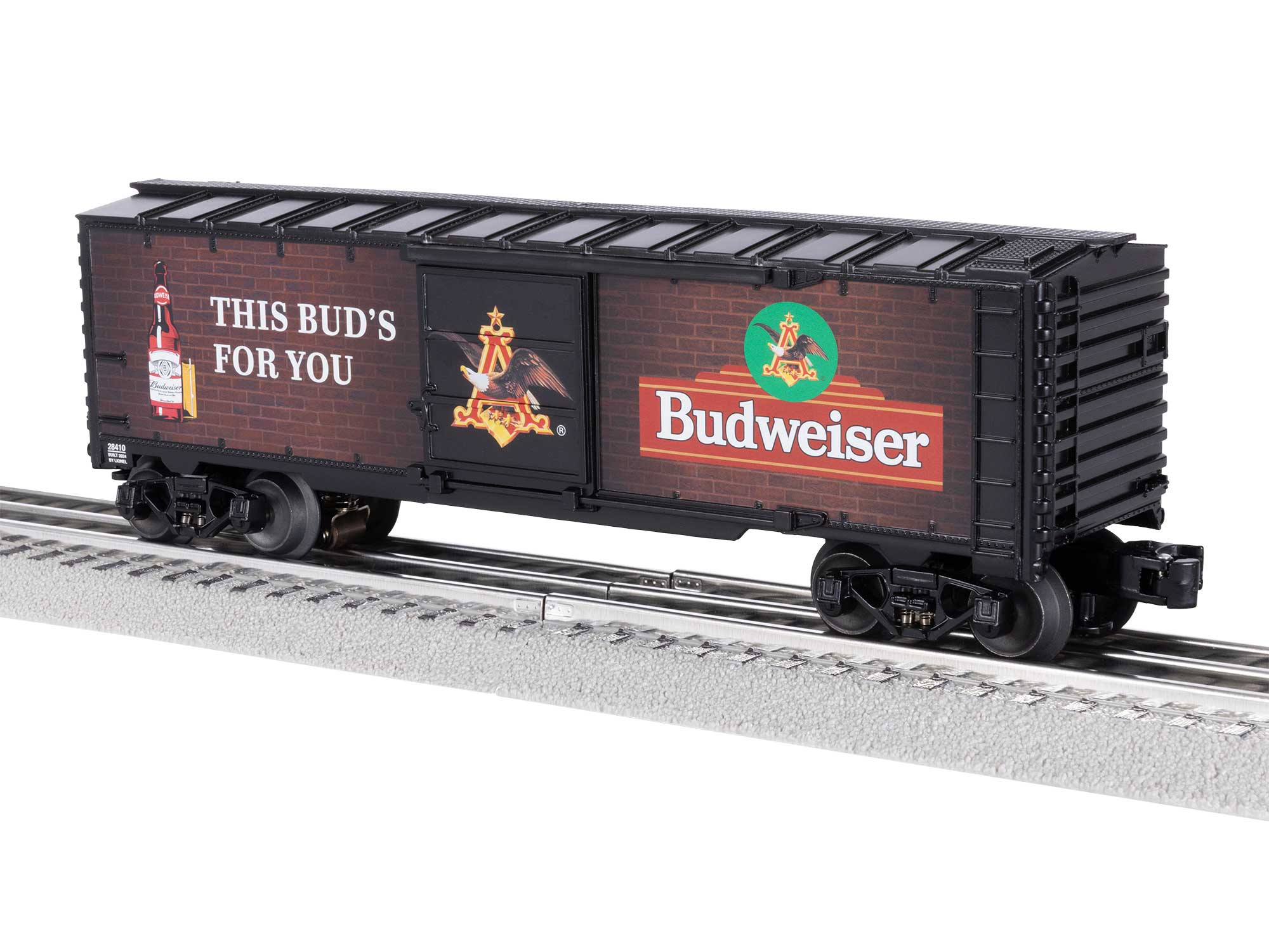 BUD ILLUMINATED BAR SIGN BOXCAR