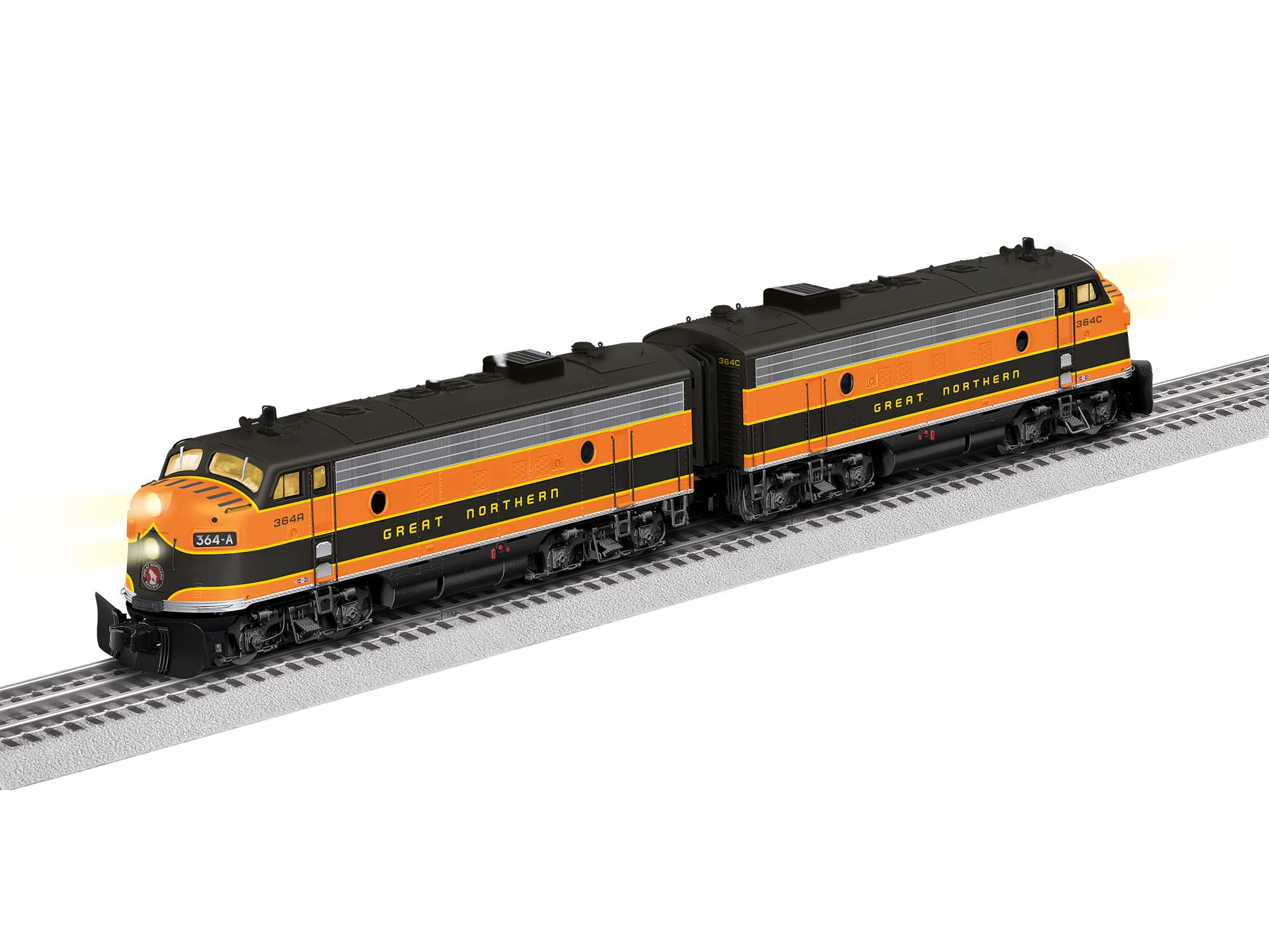 G.N. F7ABA W/4 PASS CARS
