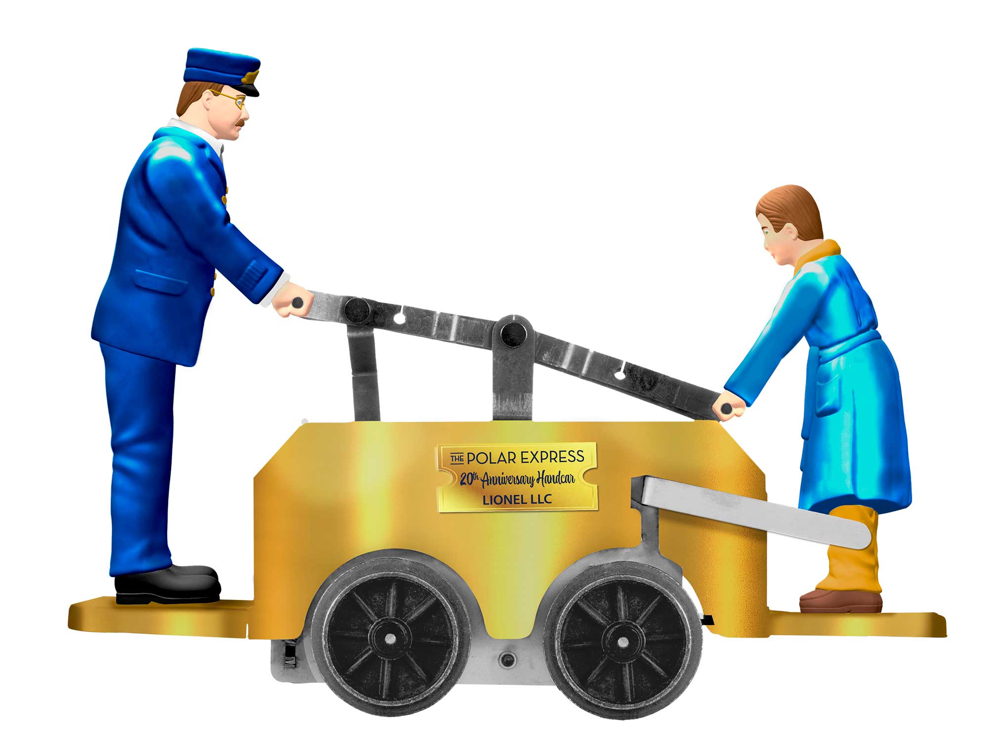 20TH ANNIV POLAR HANDCAR GOLD
