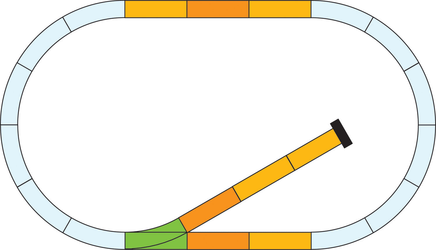 SIDING TRACK SET
