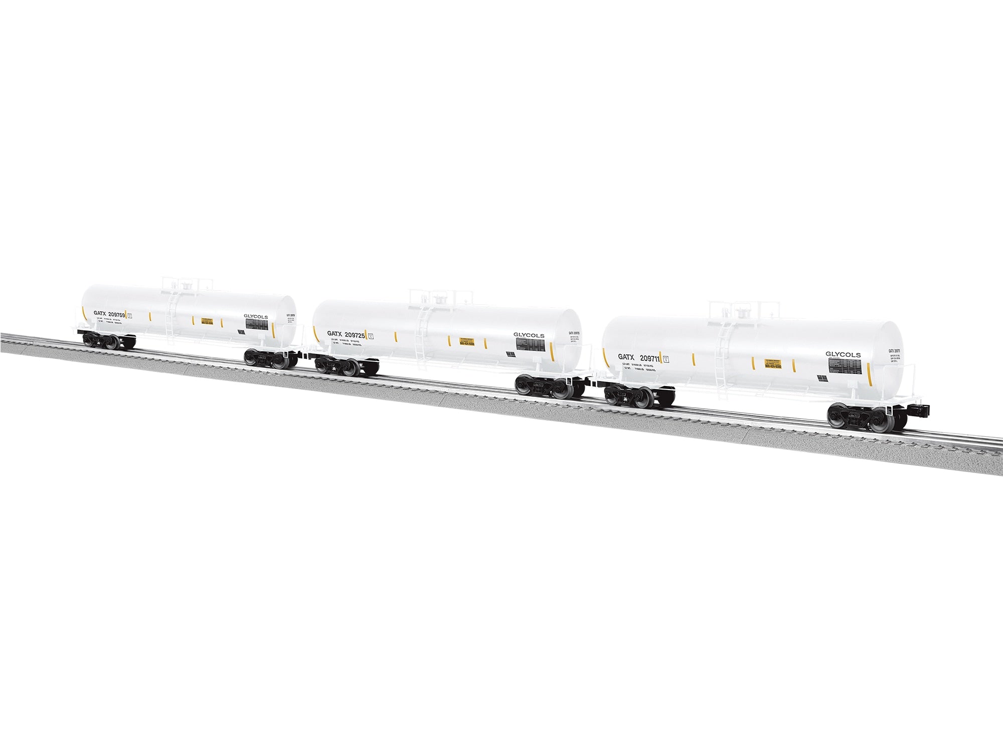 GATX 50 TANK CAR 3PK