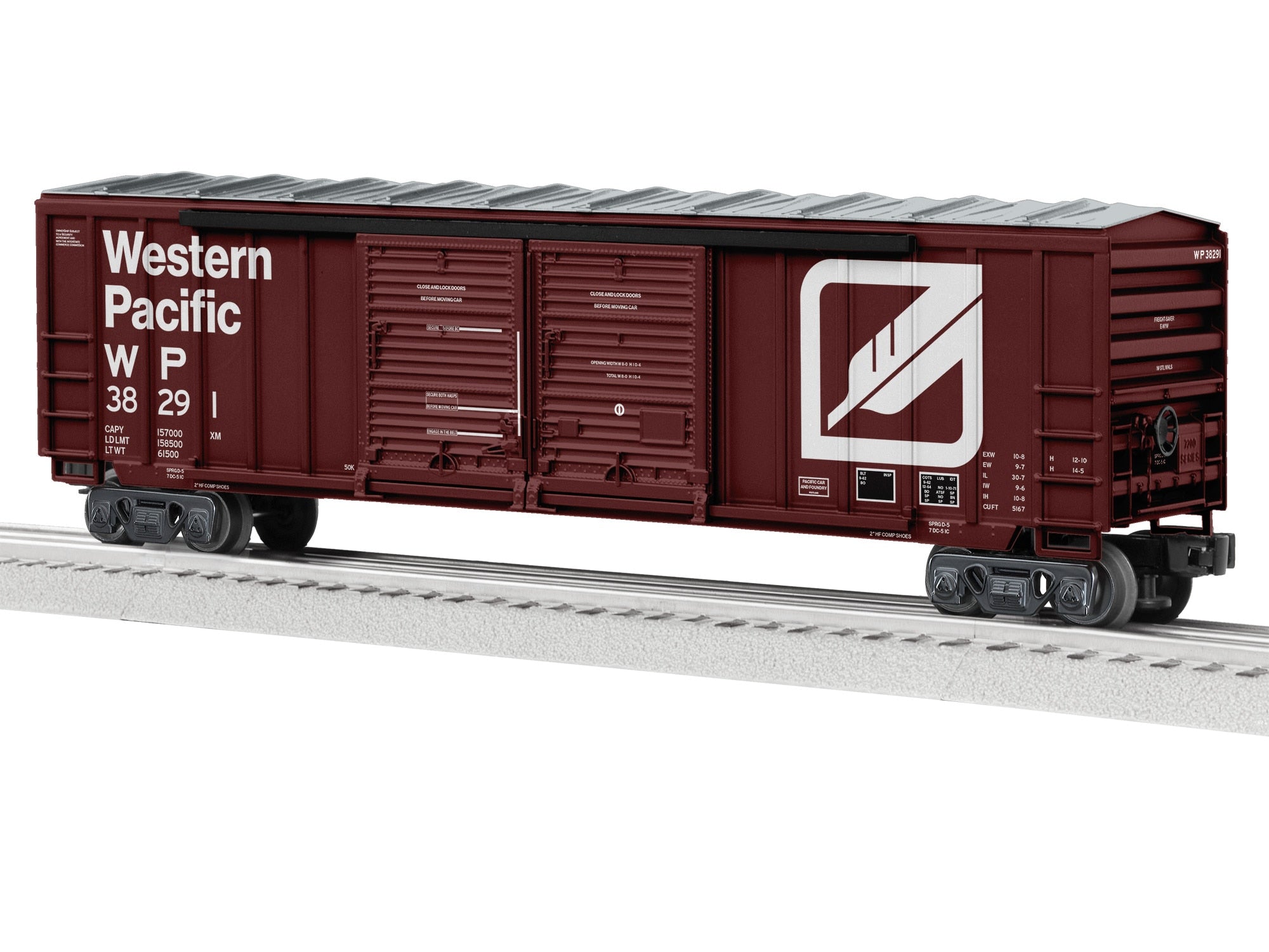 W.P. STD O DD BOX CAR