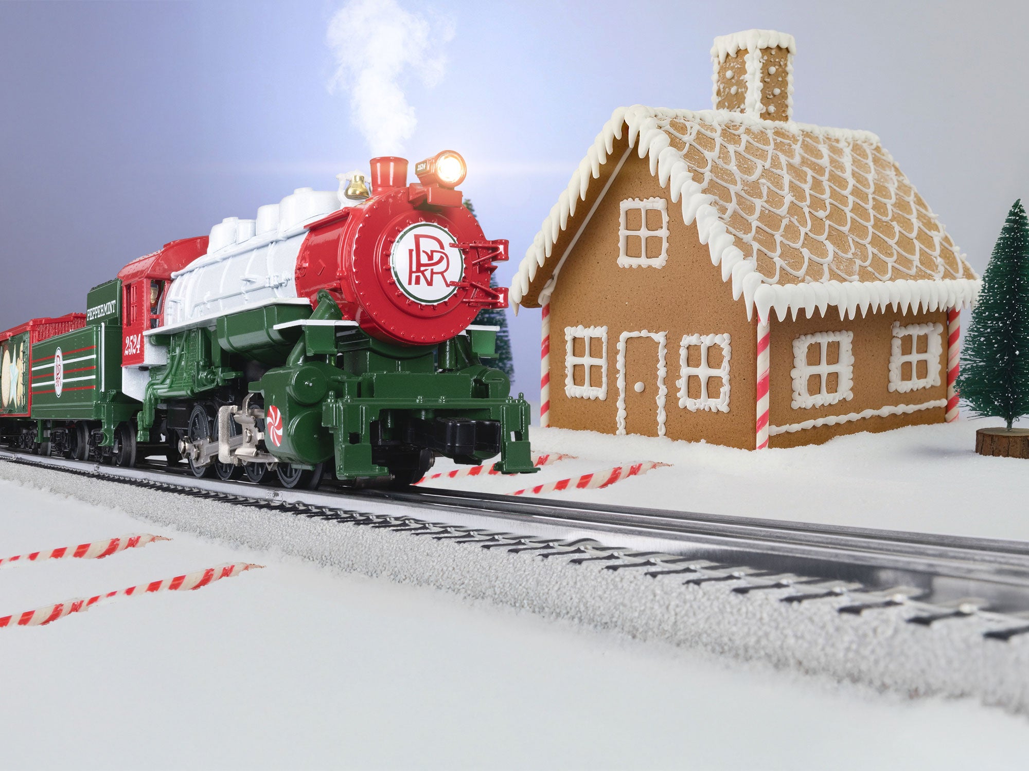 PEPPERMINT RR 0-8-0 XMAS FRT SET